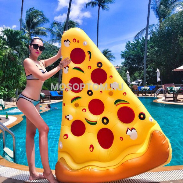 Матрас надувной плавательный пицца оптом - Фото №3
